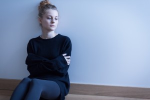 Young Woman With Anxiety Disorder