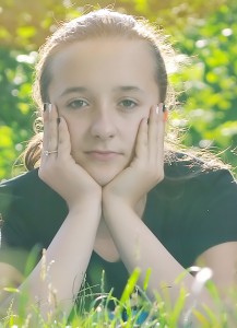 teen girls group outdoor